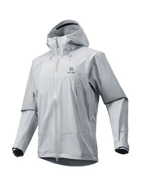 Kailas FILTER-TEC Waterproof Hardshell Rain Jacket Gray Blue NWT M